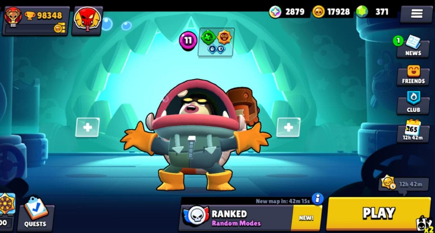 98k TROPHY acc, LEGENDARY ranked, ALL BRAWLERS, ALL HYPERCHARGES